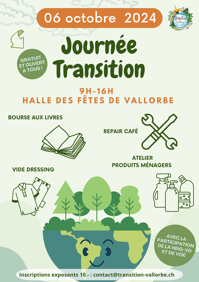 Affiche Journée Transition Vallorbe 2024