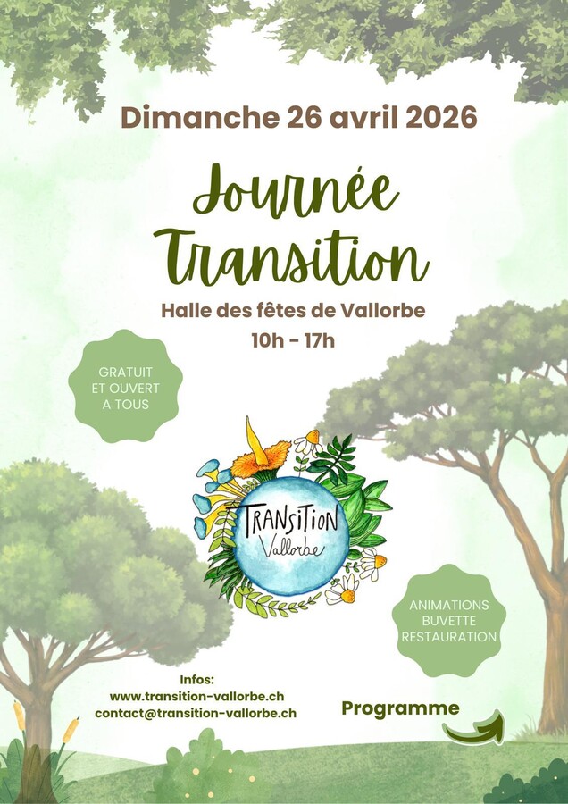 Journée Transition Vallorbe 2026 Journée Transition Vallorbe 2026