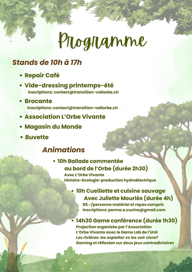 Journée Transition Vallorbe 2026 Journée Transition Vallorbe 2026