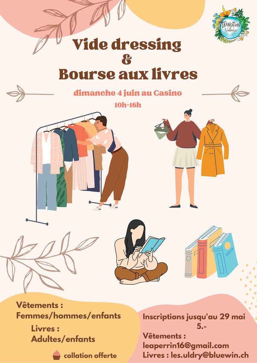 Bourse aux livres à Vallorbe le 4 juin 2023 Bourse aux livres à Vallorbe le 4 juin 2023